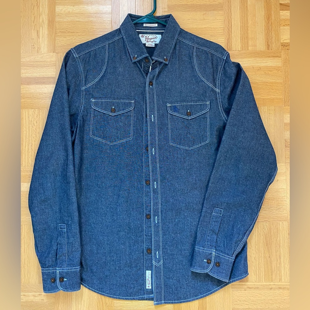 Penguin brand medium denim shirt